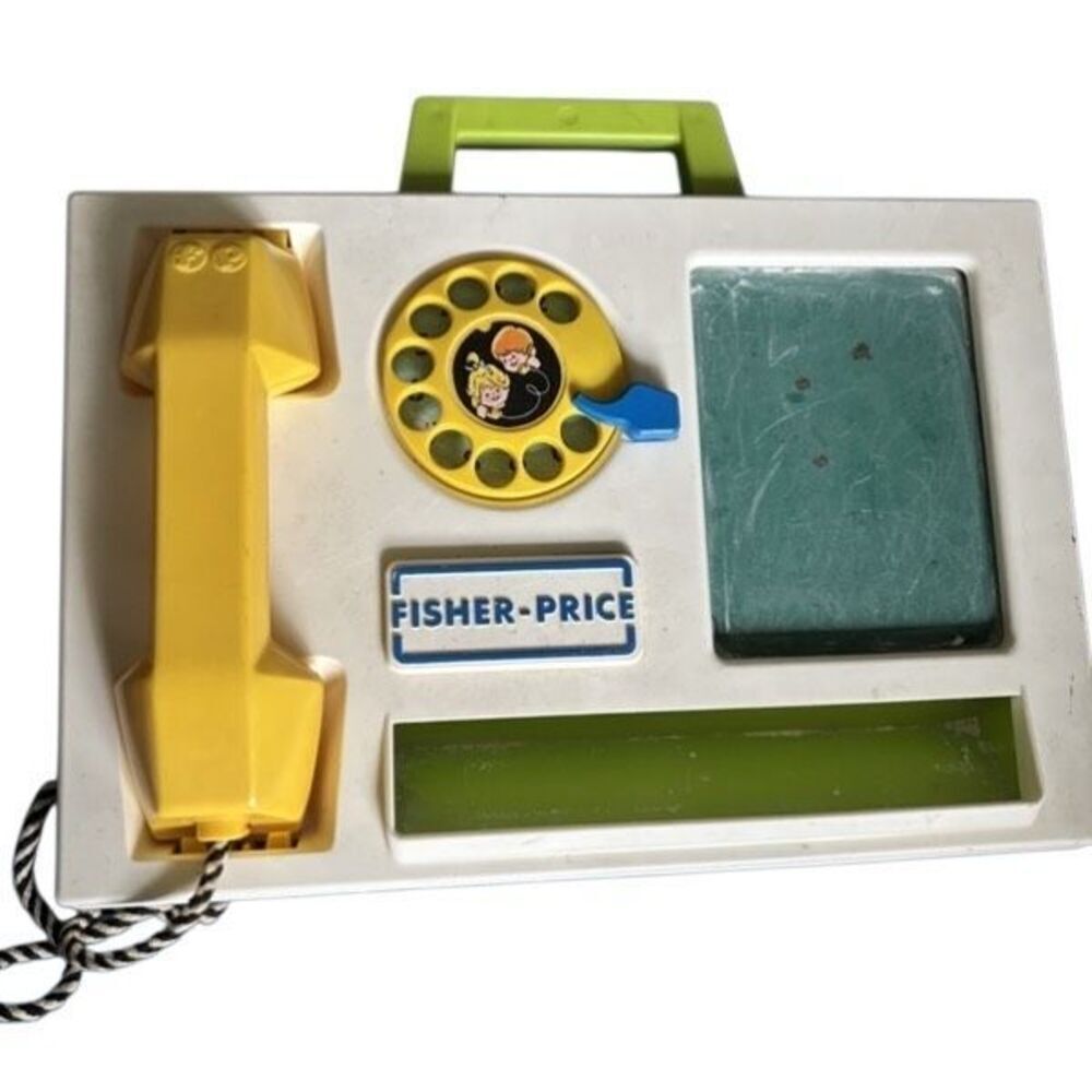Vintage Fisher-Price 1978 Message Center Telephone